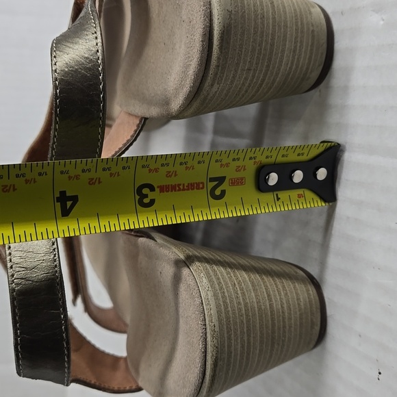 NAOT Women's Tan Leather Sandals Intact Khaki Beige/Pewter EU 39 US 8-8.5 - Picture 10 of 11